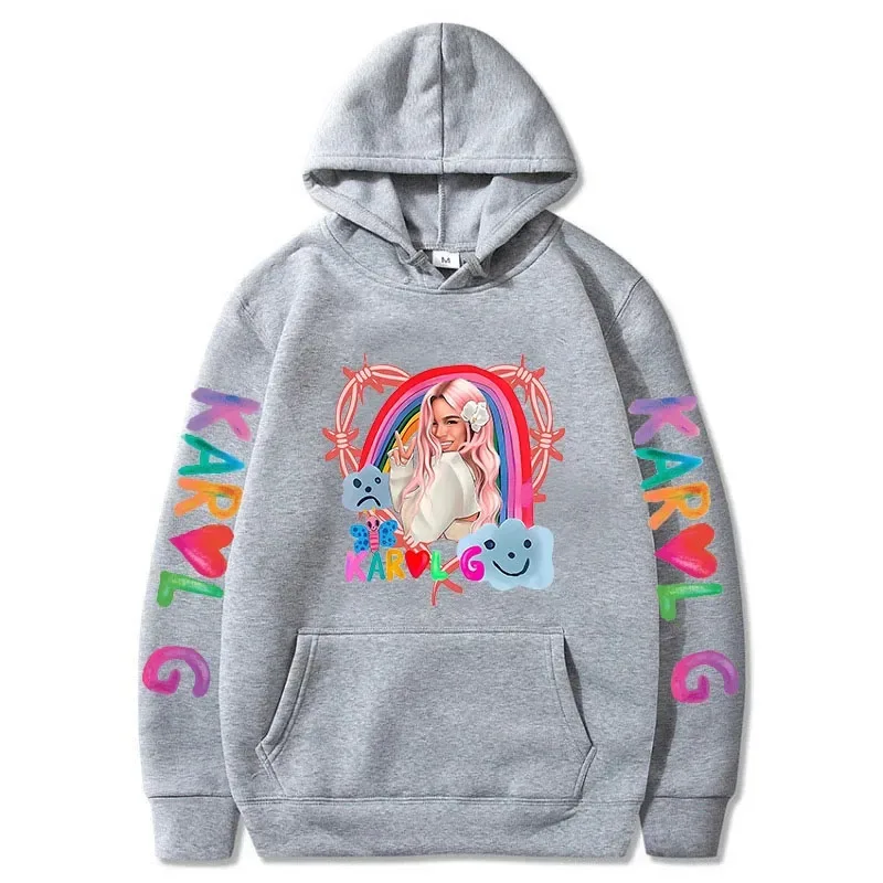 111 www جديد إمرأة متعدد الألوان هوديس الهيب هوب موضة الشارع الشهير البلوز كارول جي مانانا ملابس منقوشة بكم طويل بلوزات Y2K إلى