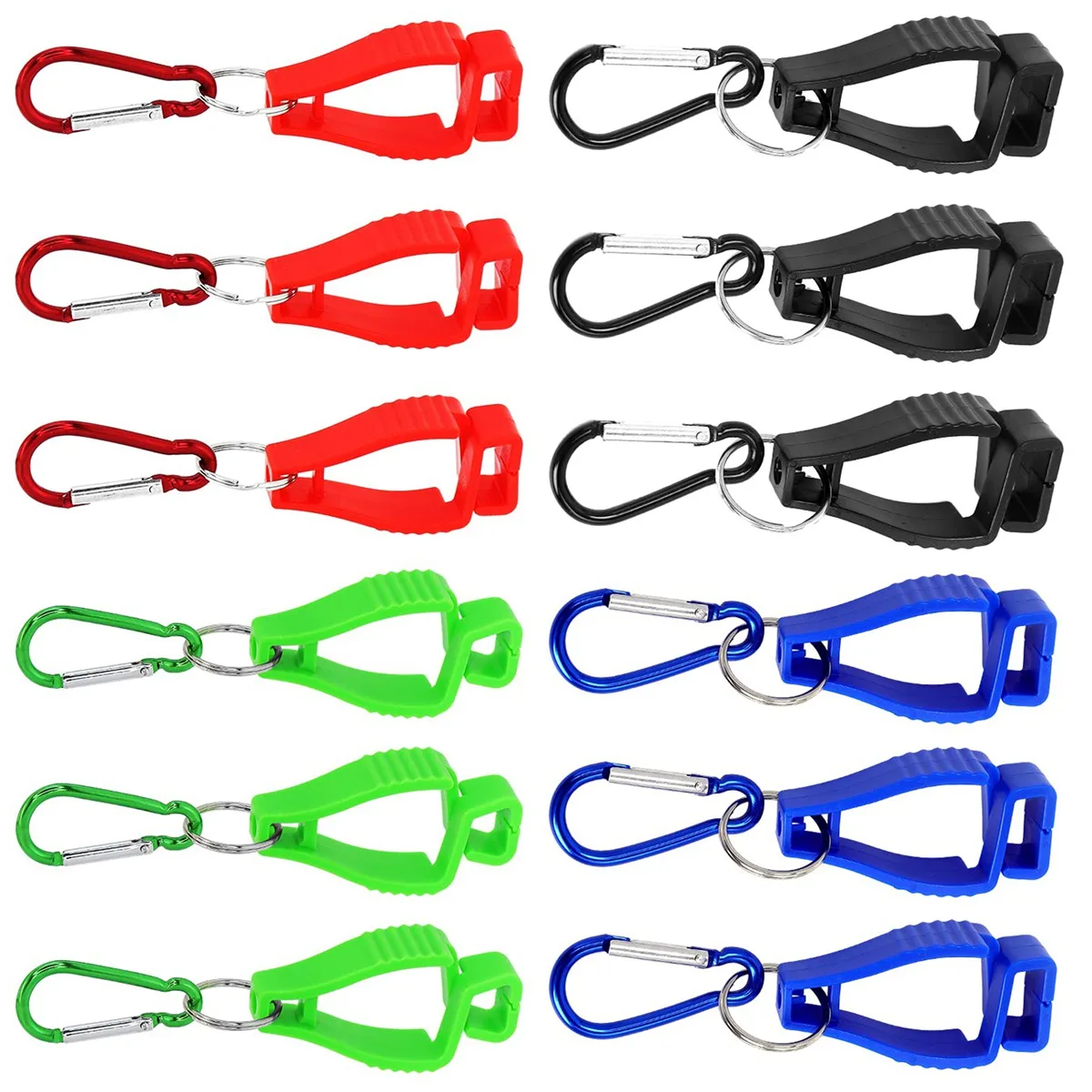 Glove Clips for Work Glove Holders,Glove Belt Clip with Metal Carabiners for Men Safety Construction Worker Guard Labor