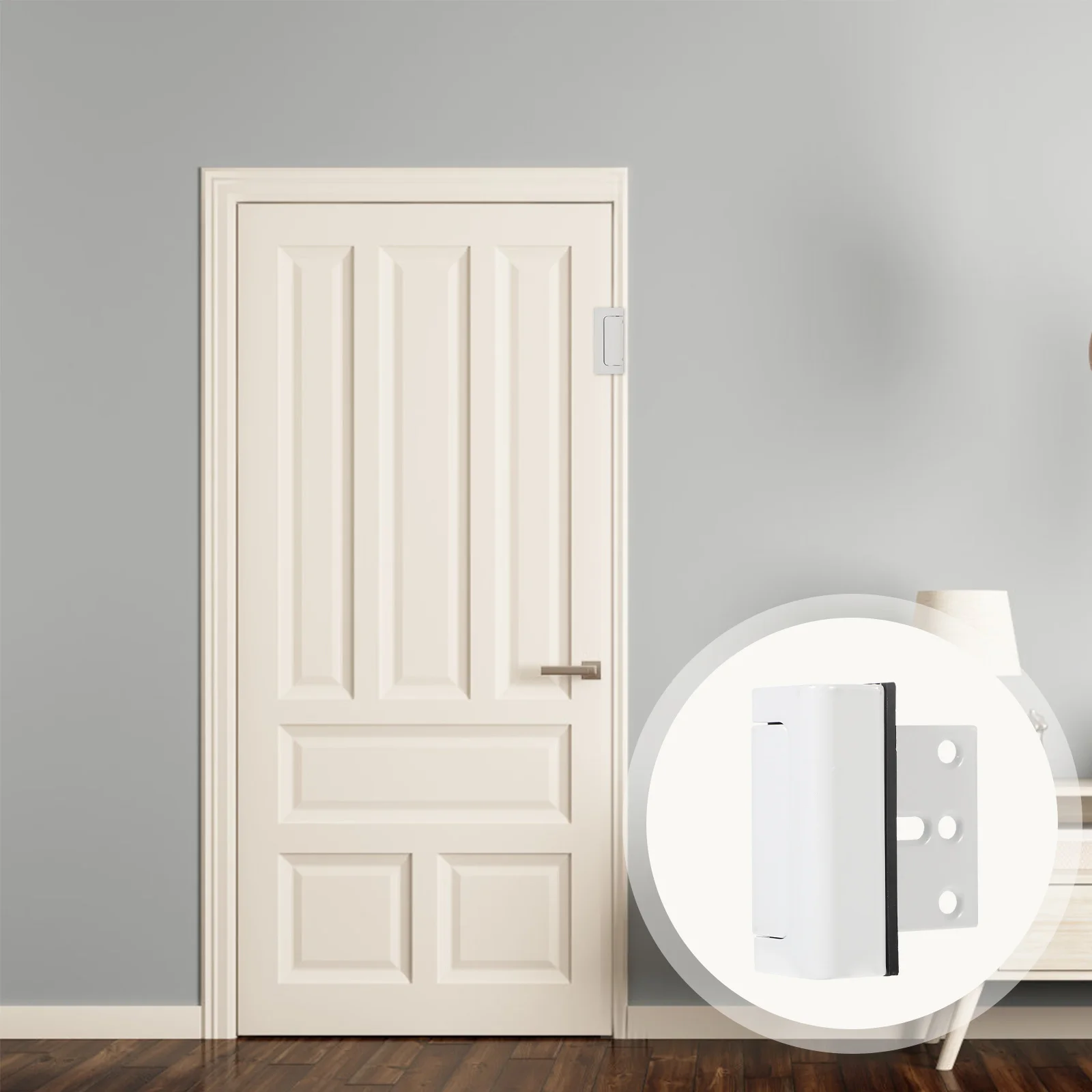 

Child Safety Lock 800 Lbs Strength 12X Stronger No Key Needed Easy Install Door Reinforcement Lock For Front Door Security