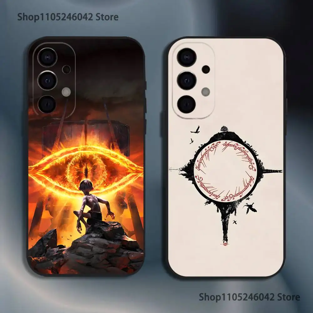 

The L-Lord of the R-Rings For Samsung S25,S24,S21,S22,S23,S30,Ultra,S20,Plus,Fe,Lite,5G Black Cover Phone Case