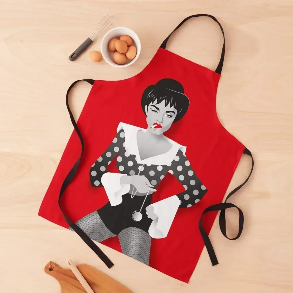 

Bowler hat girl Apron Men gift Men'ss Kitchen For Man japanese woman Apron