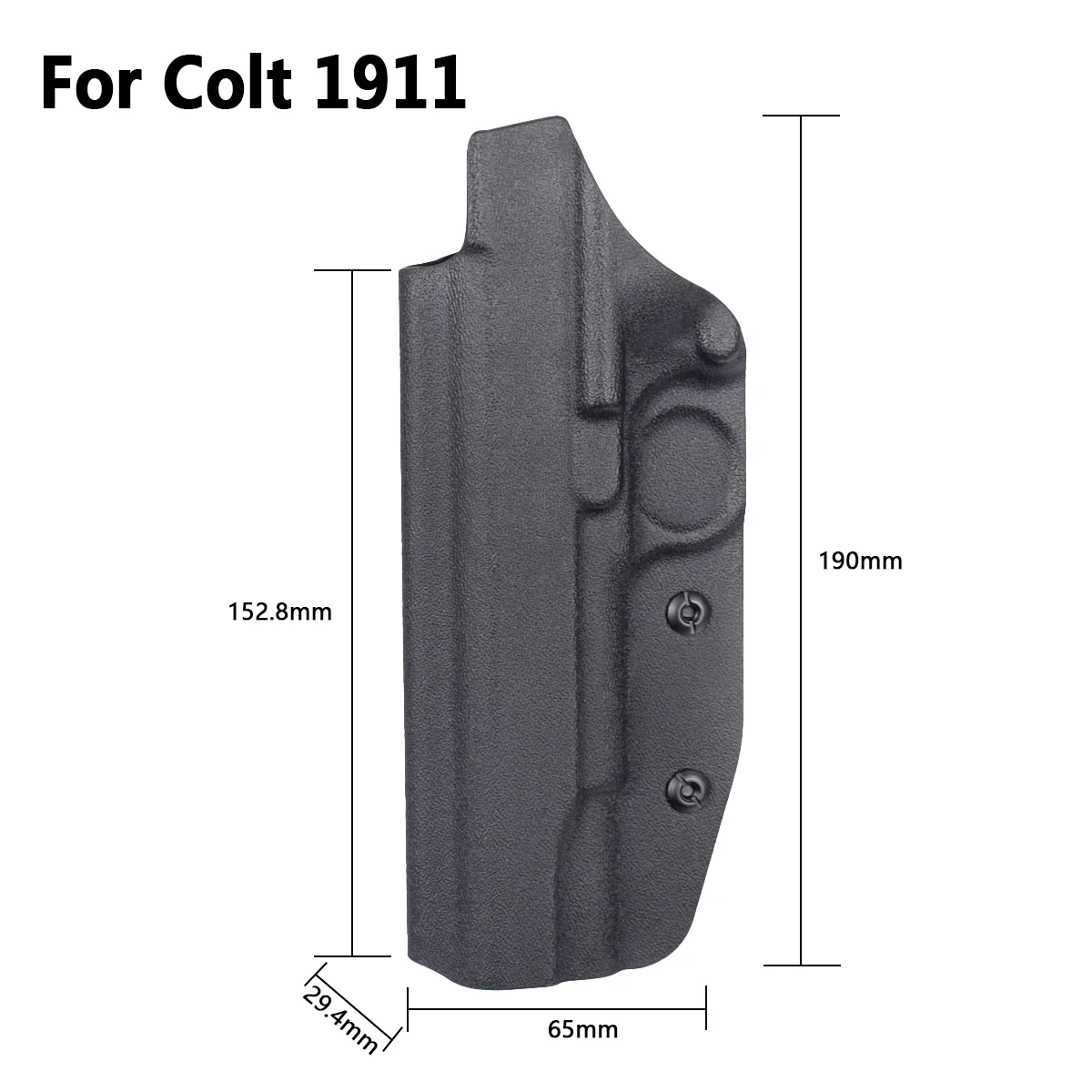 Tactical Kydex Inside Waistband Holster For Glock 17 19 43 Sig Sauer P365 1911 Concealed Carry IWB Case Right Hand Quick Draw view 6