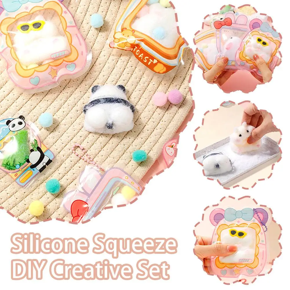 

DIY игрушка-щипцы, набор материалов ручной работы, мягкий набор для сжимания, набор «сделай сам», мягкий резиновый кошачий коготь, сыр, подарок для девочек