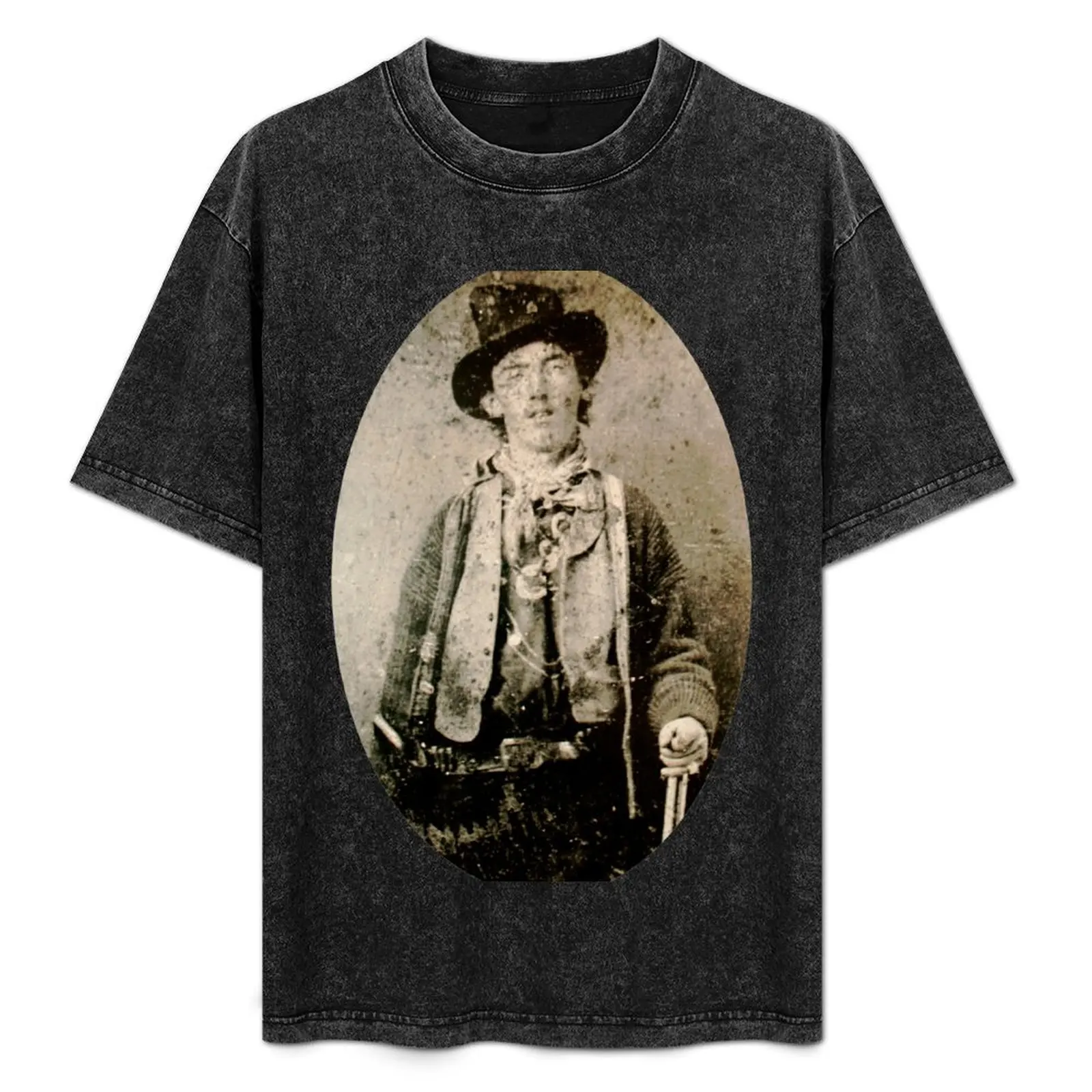 

The Real Billy The Kid T-Shirt Soft Casual Short Sleeve Cotton Tee