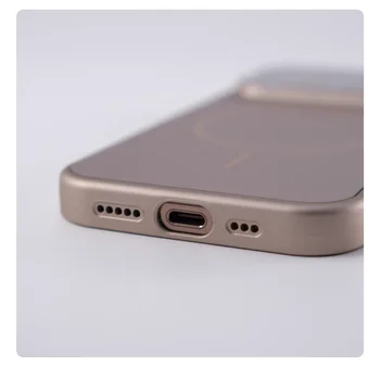 適用於 iPhone 17 Air 16 15 14 13 Pro Max 的奢華 AG 奈米磨砂玻璃 Magsafe 鏡頭保護殼,支援磁吸無線充電 6 最佳銷售 iPhone 13 MagSafe - №4