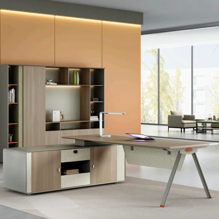 

Boss table, desk, simple office furniture, office table and chair combination, manager table, desk, computer desk