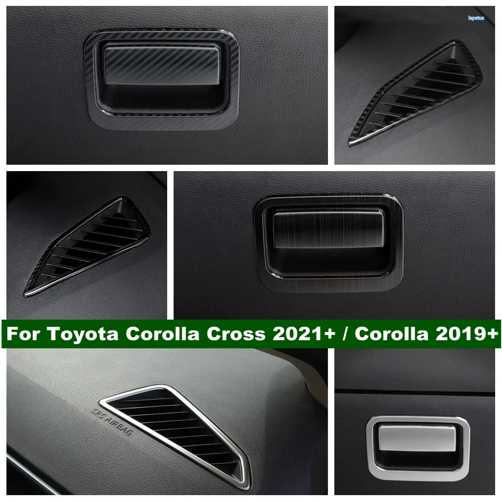 

Glove Storage Box / Air Conditioning Outlet AC Vent Cover Trim Fit For Toyota Corolla Cross 2021 - 2025 & Corolla 2019 - 2025