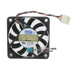 60mm pwm fan slim For AVC DA06010B12U 10mm thickness 6010 12V 0.40A 60 * 60 * 10MM ultra-thin air volume cooling fan