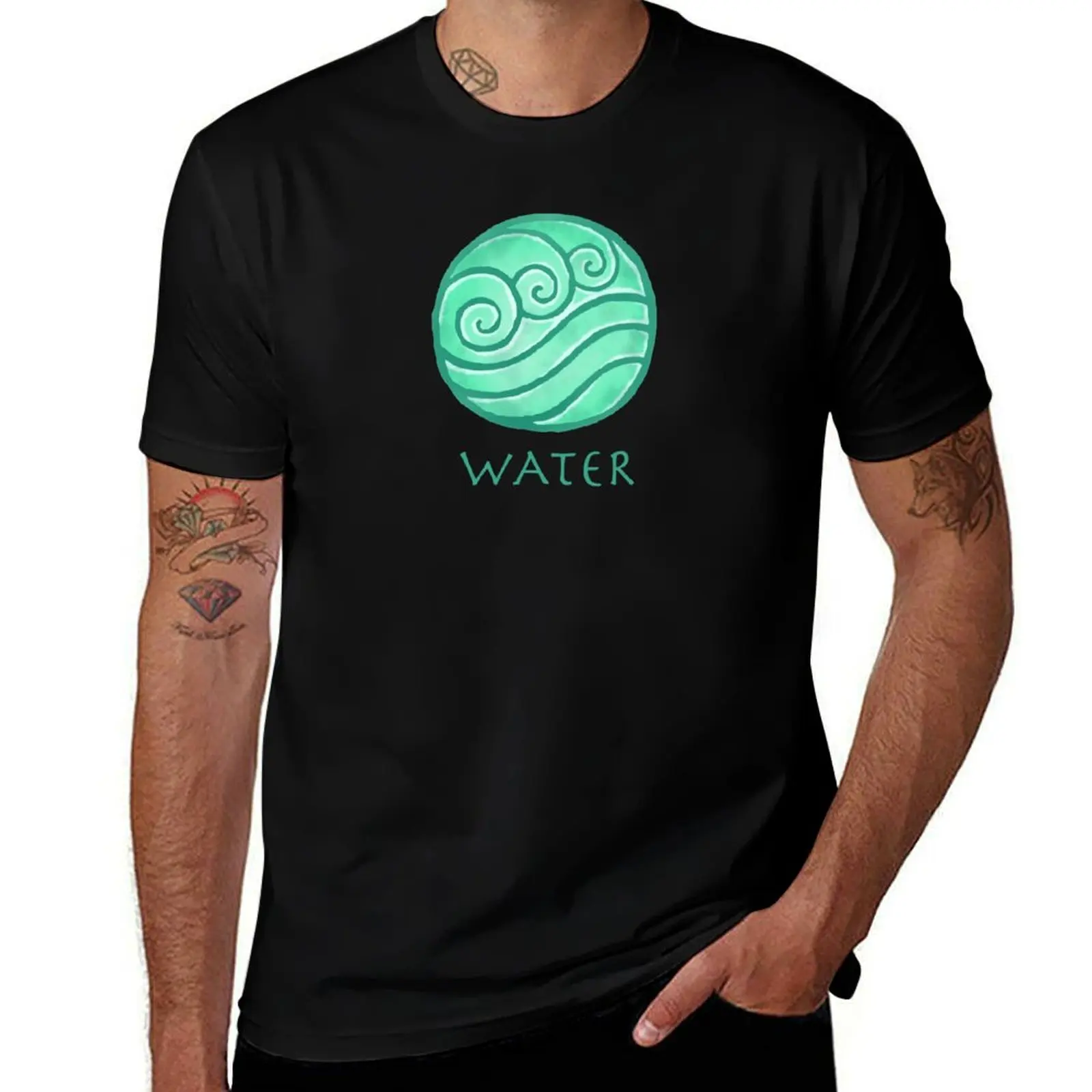

Avatar: The Last Airbender Water Element Icon T-Shirt funny costumes for a boy custom t shirt vintage t shirts mens clothing