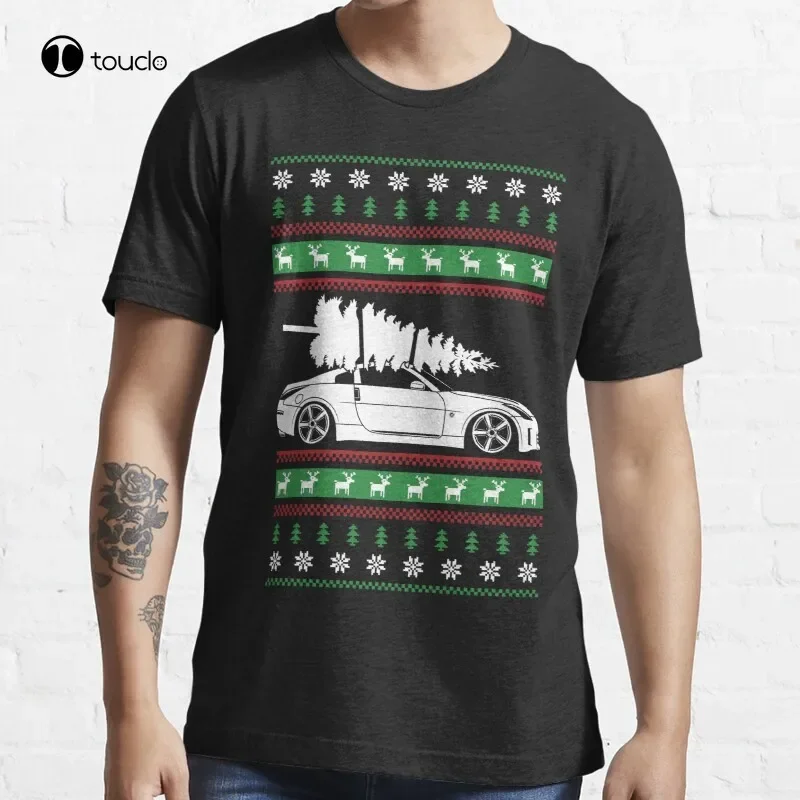 Christmas Nissann 350Z Present! Fairlady 350 Fairladyz Jdm Zociety Nismo T-Shirt Cotton Tee Shirt