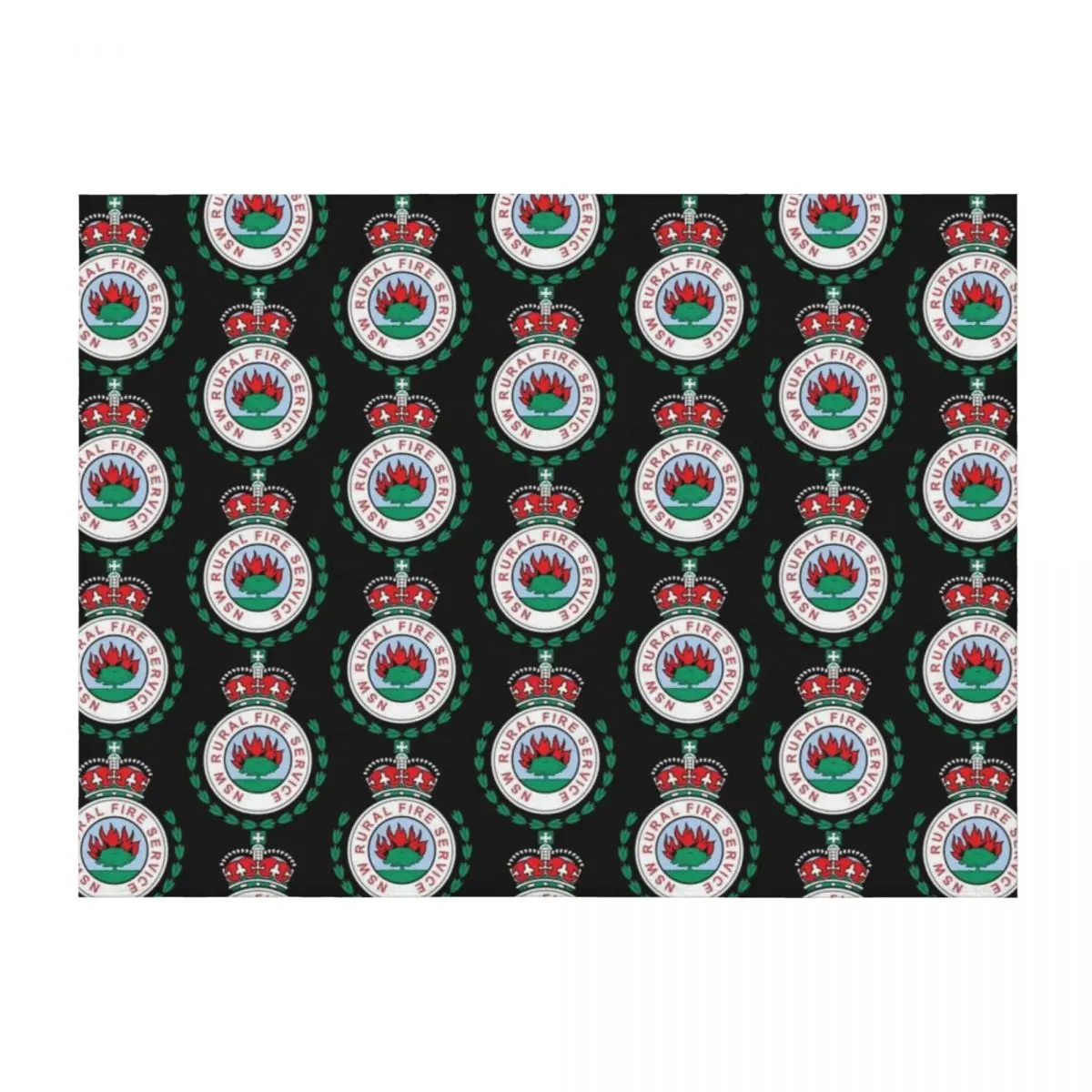 

NSW RFS - Firefighter Logo Throw Blanket Flannel Comforter Blankets Sofas Of Decoration Designers Blankets