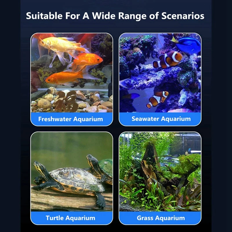 Varilla calefactora para acuario, calentador de tanque de peces, Mini calentador de termostato sumergible con carga USB, temperatura ajustable 18-34 ℃
