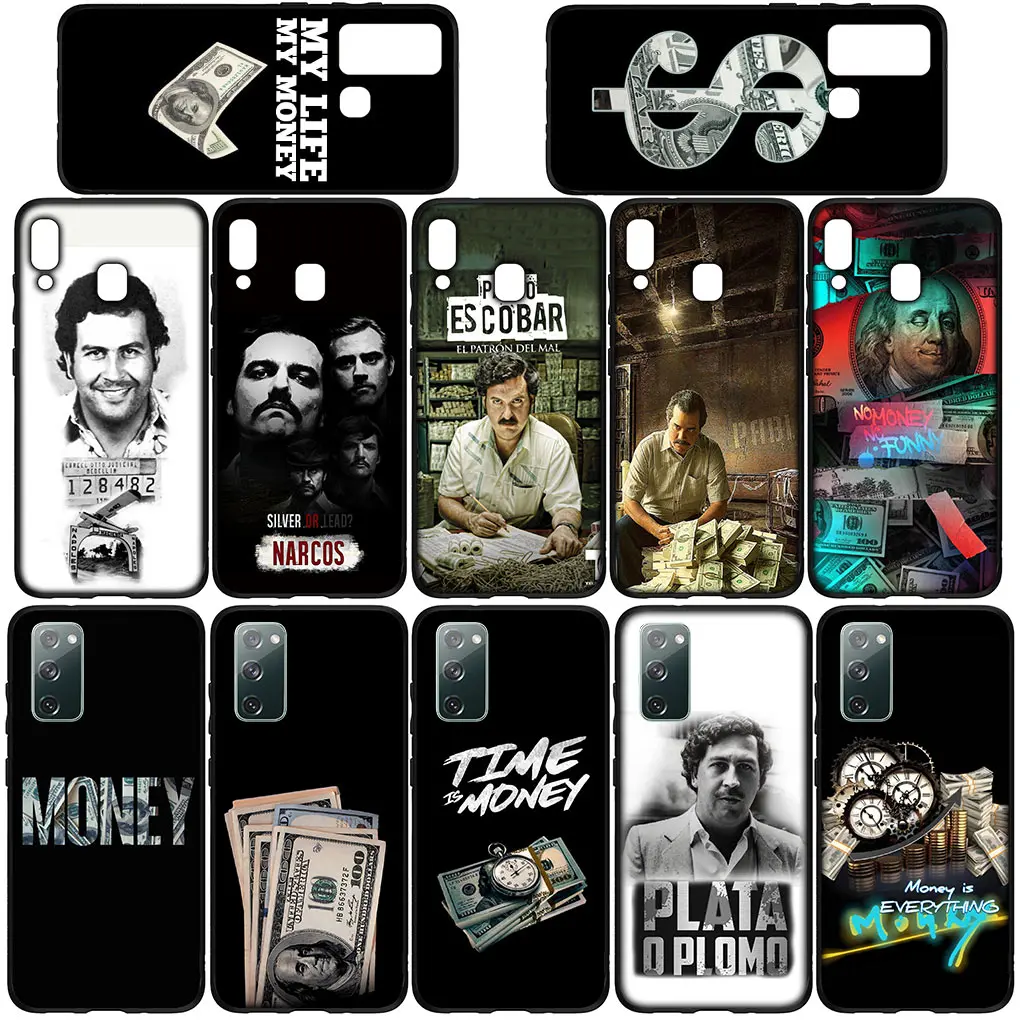 Money Dollars Narcos PABLO ESCOBAR for VIVO Y20 Y21 Y33S Y20i Y02 Y16 Y21T Y22S Y27 Y33T Y35 Y36 Y53S Y70 Y76 Y77 Y78 Phone Case