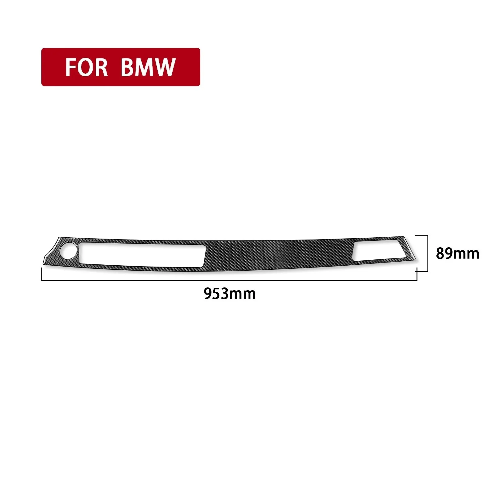 For BMW 3 Series E90 06-08 Piano Black Center Dashboard Air Outlet Trim Cover Suit Car Interior Decoration Accessories Sticker