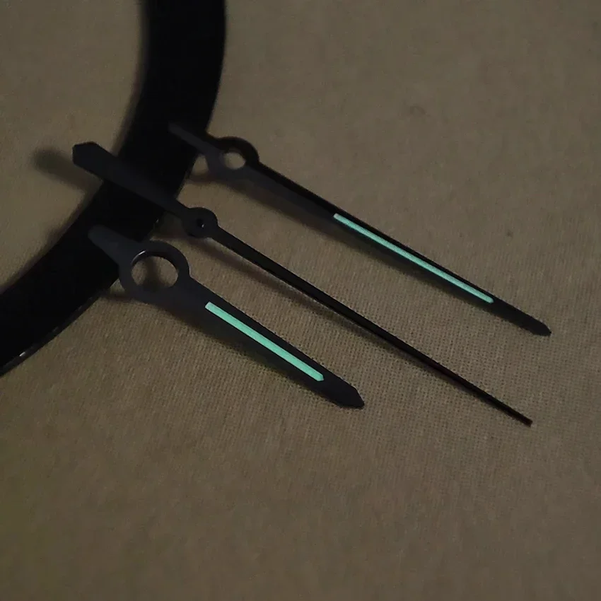 مؤشر ساعة أخضر مضيء ، يد NH35 ، إكسسوارات ، NH34 ، NH36 ، 4R ، 7S ، حركة NH70 ، 3