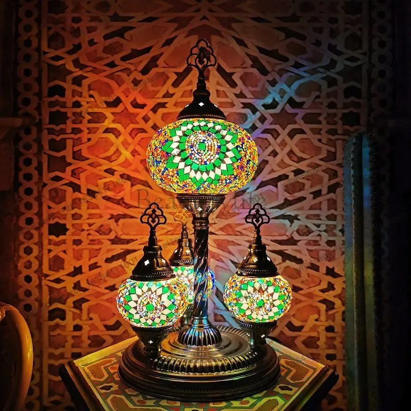 Turkish table lamp Turkish exotic restaurant Cafe Hotel Inn Featured ornaments