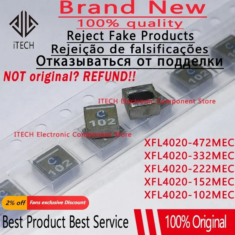 

10 шт./партия XFL4020-102MEC, XFL4020-152MEC, XFL4020-222MEC, XFL4020-332MEC новый оригинальный индуктор питания