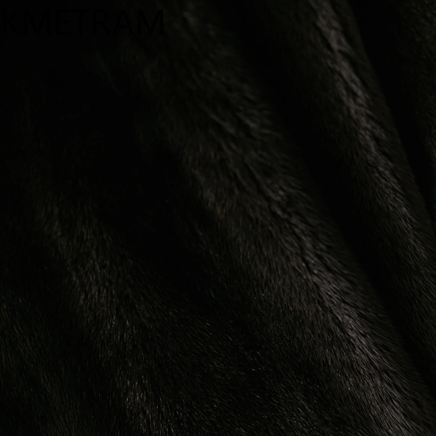 KMETRAM 100% معاطف فرو المنك ملابس سوداء عتيقة للمرأة 2025 شتاء أنيق قصير جديد في ملابس خارجية manteaux hiver فام