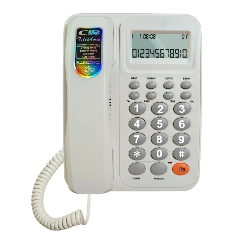 

U55C High Definition Caller IDs Display Telephone For Hotel And Home Use With Clear Screen And Plastic Construction