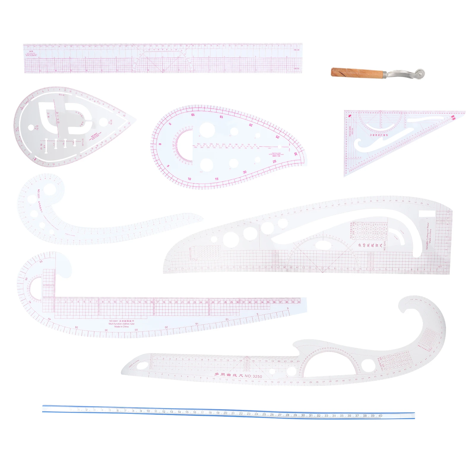 

Multi- Function Curve Ruler Cutting Combination Tailor Sewing Precision Template