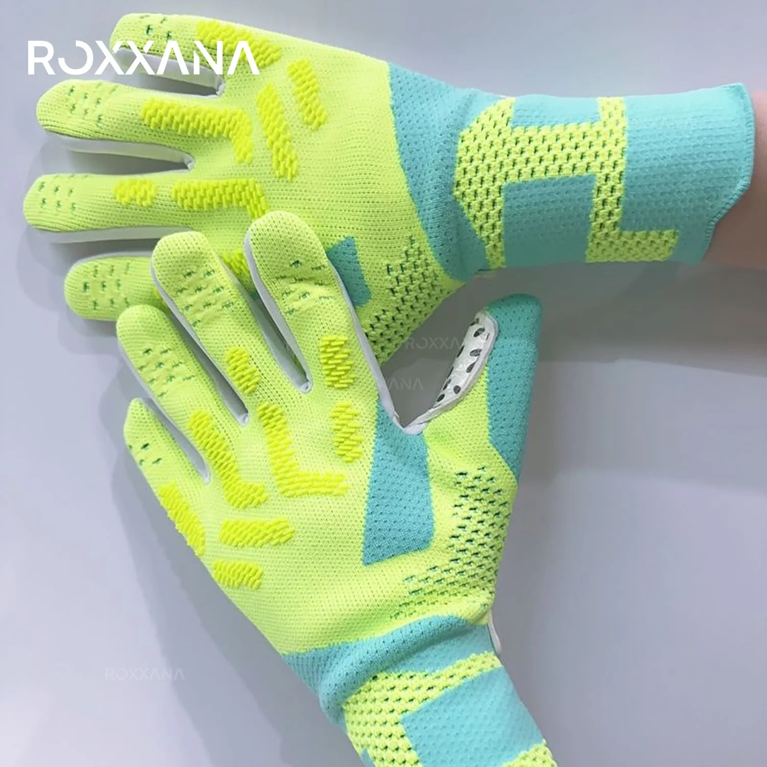 

ROXXANA 2025 New youth adult goalkeeper gloves High Performance latex wear-resistant anti-slip goalkeeper game training gloves