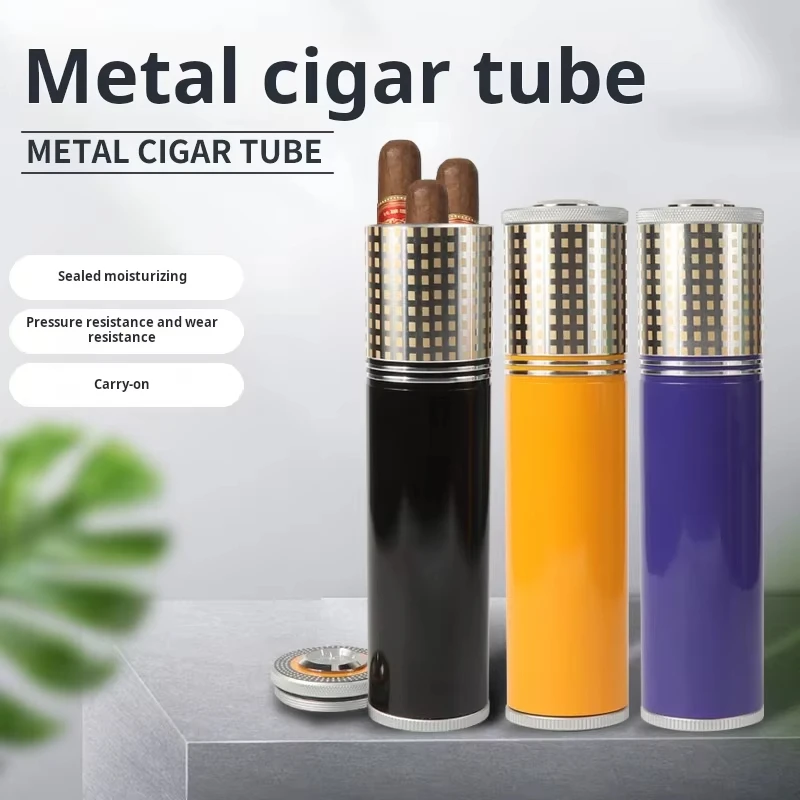 

Cigar Humidor Tube Travel Portable Combination Humidor Cigar Accessories Humidor Tube