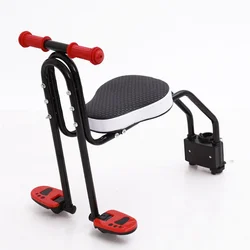 Front mounted child bike seat Mountain Bike Front Seat Mat Children Baby Bicycle Safety Saddle Carrier armrest Chair Seat