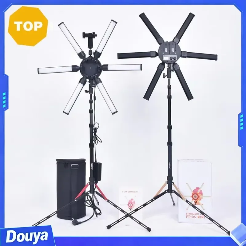 60W LED Ring Light CRI 97+ Dimmable 3200K 5600K Video Lighting Kit for Live Streaming YouTube TikTok Makeup Photography