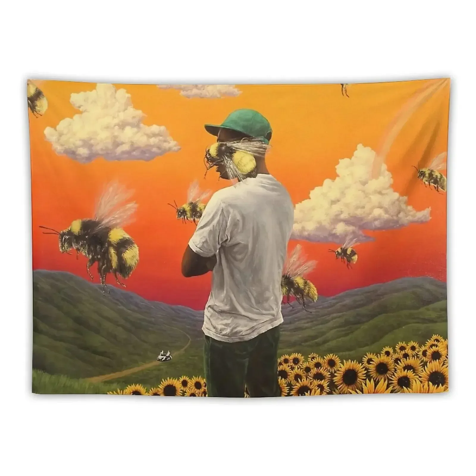 Cover Tyler Flower Boy Tapestry Room Aesthetic Decor Aesthetic Room Decor Korean Room Decoration Accessories Tapestry