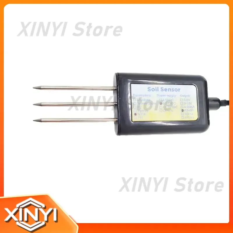 RD-NPK-01-RS485 for Soil NPK Sensor 3 in 1 Modbus LoRaWAN Wireless WiFi Smart Soil Nutrient Detector for Precision