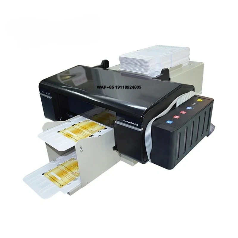 L800 L805 for Inkjet PVC Card Printer Single Sided Plastic ID Card Printer Digital Business Card Printer