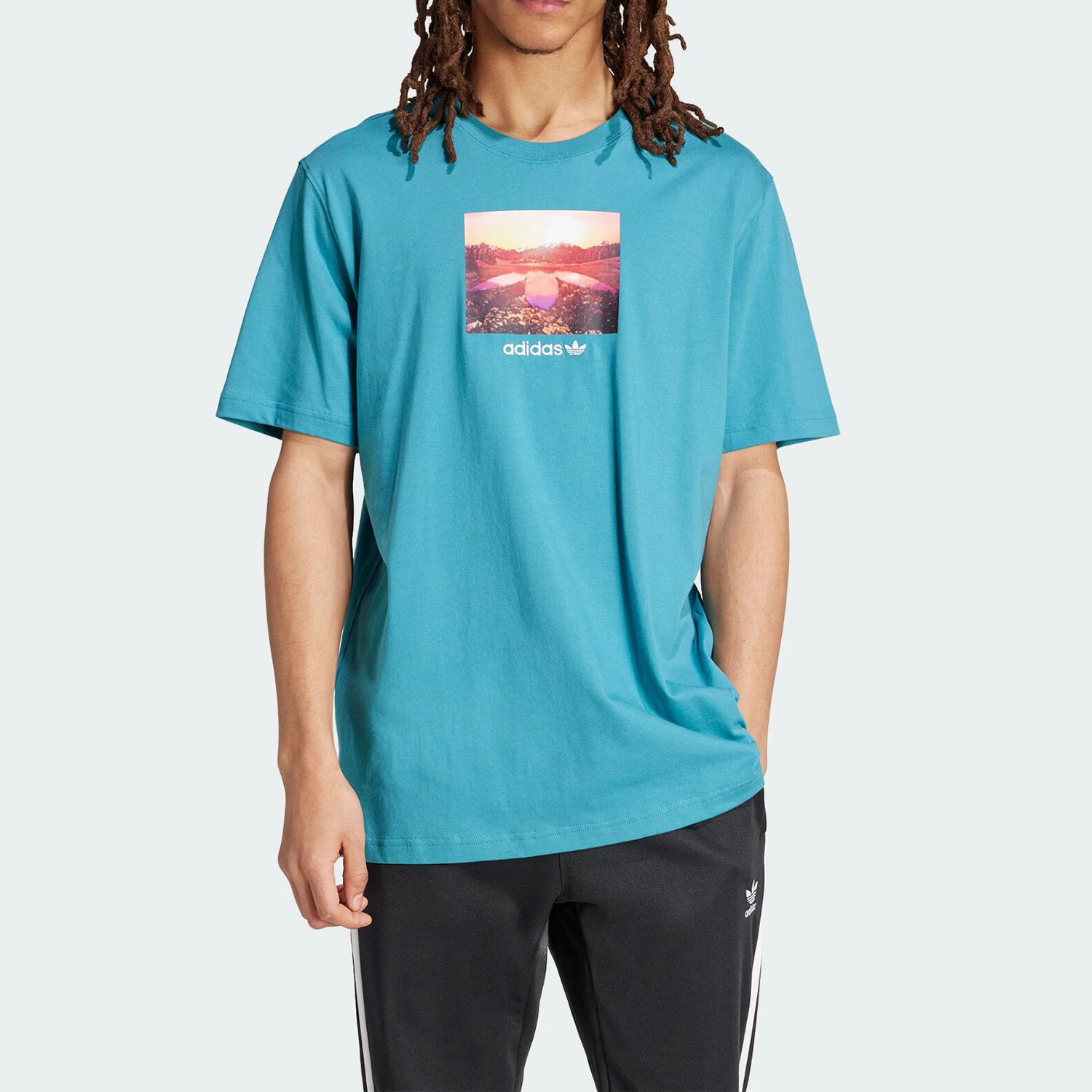 

Adidas Genuine GRAPHIC TEE Men's Loose Sports T-Shirt JF2856