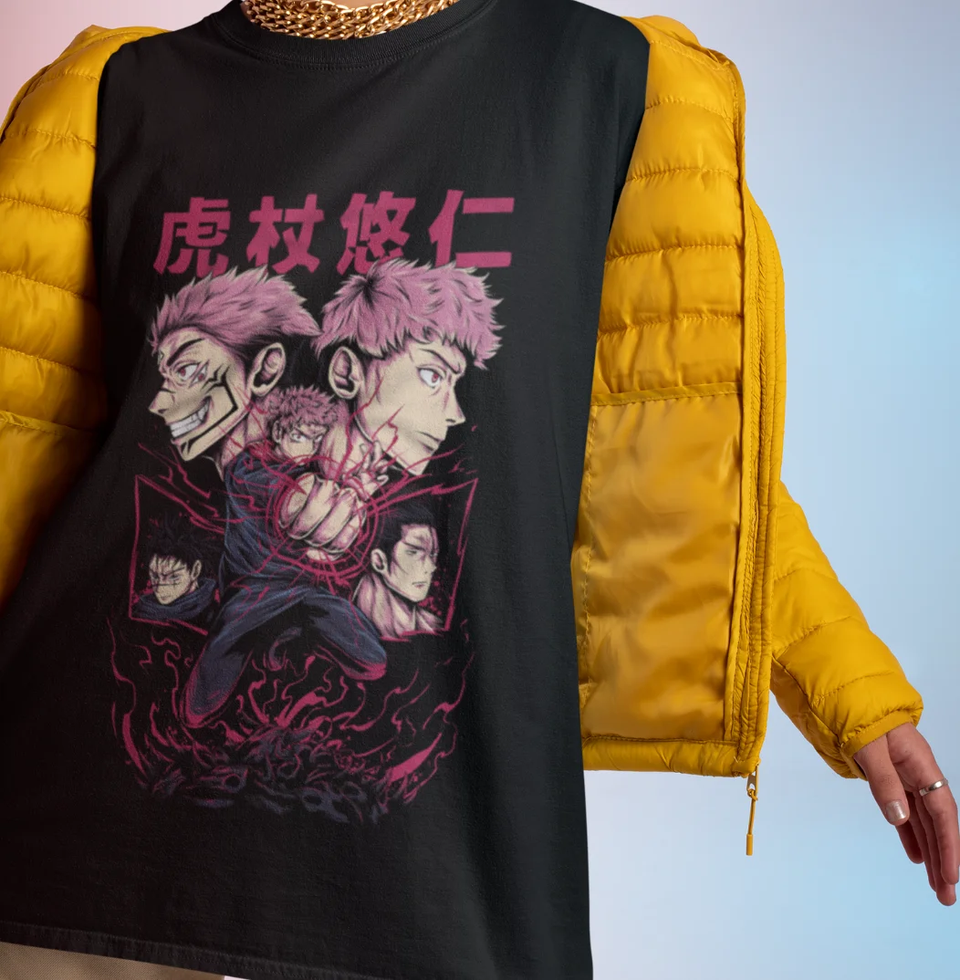 Jujutsu Kaisen Shirt Itadori Yuji Tshirt Sukuna Choso Aoi Todo Tee Anime T-Shirt