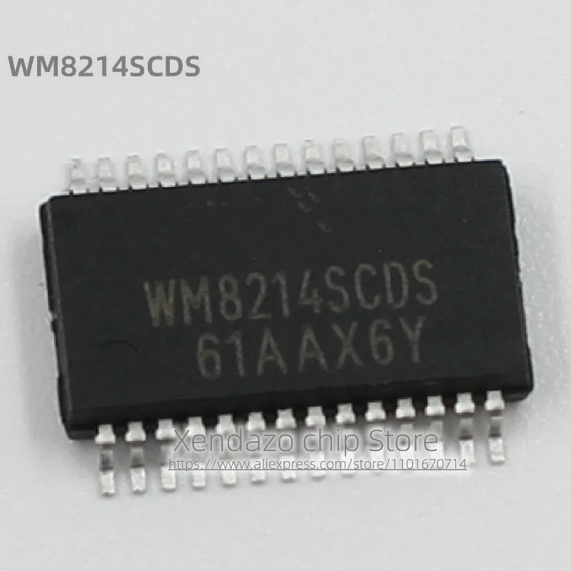 5pcs/lot WM8214SCDS WM8214 SSOP-28 package Analog to digital converter chip