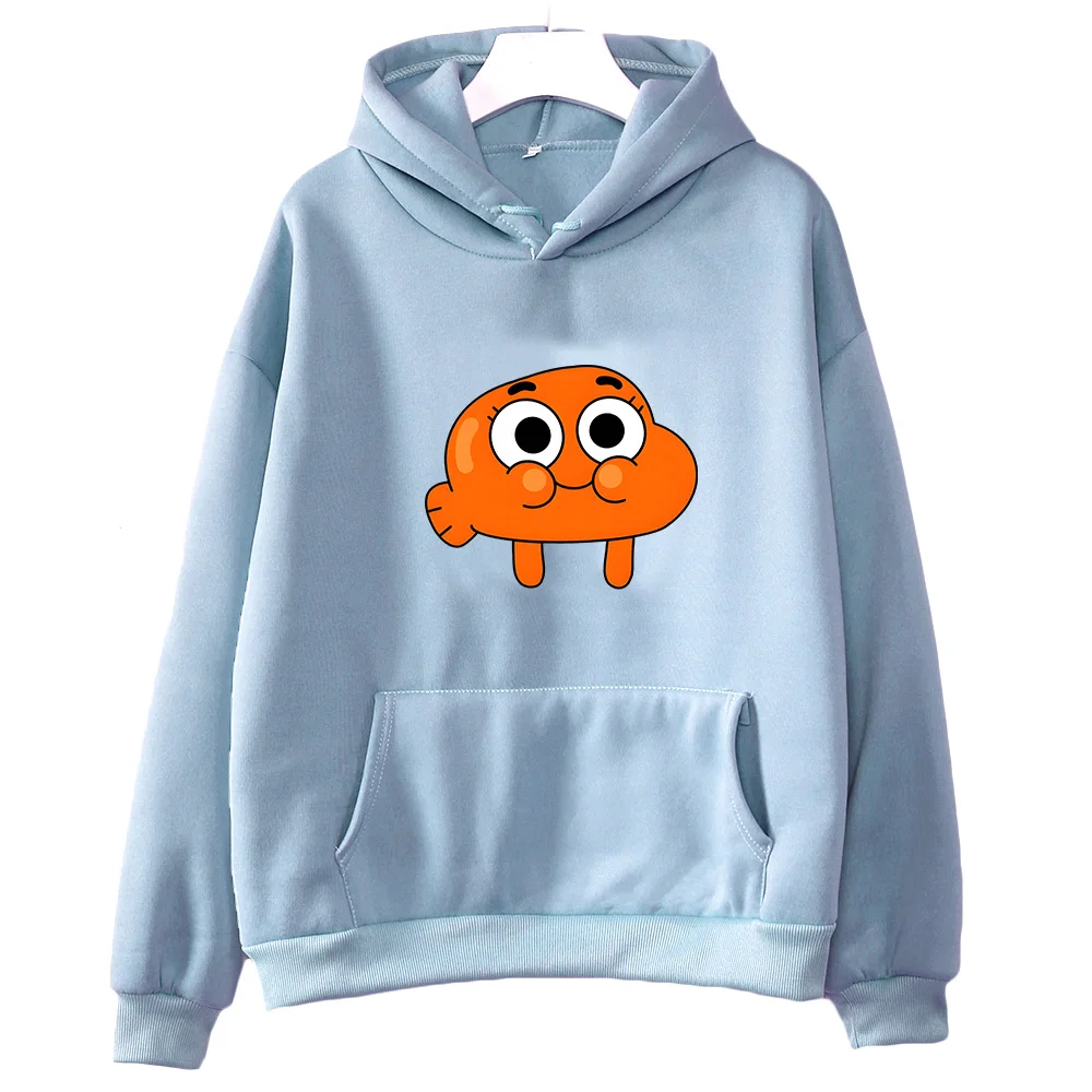 Gumball Wattersonn Cartoon Graphic Hoodies Autumn Women/men Long Sleeve Clothing Casual Fleece Pullovers High Quality Sweatshirt