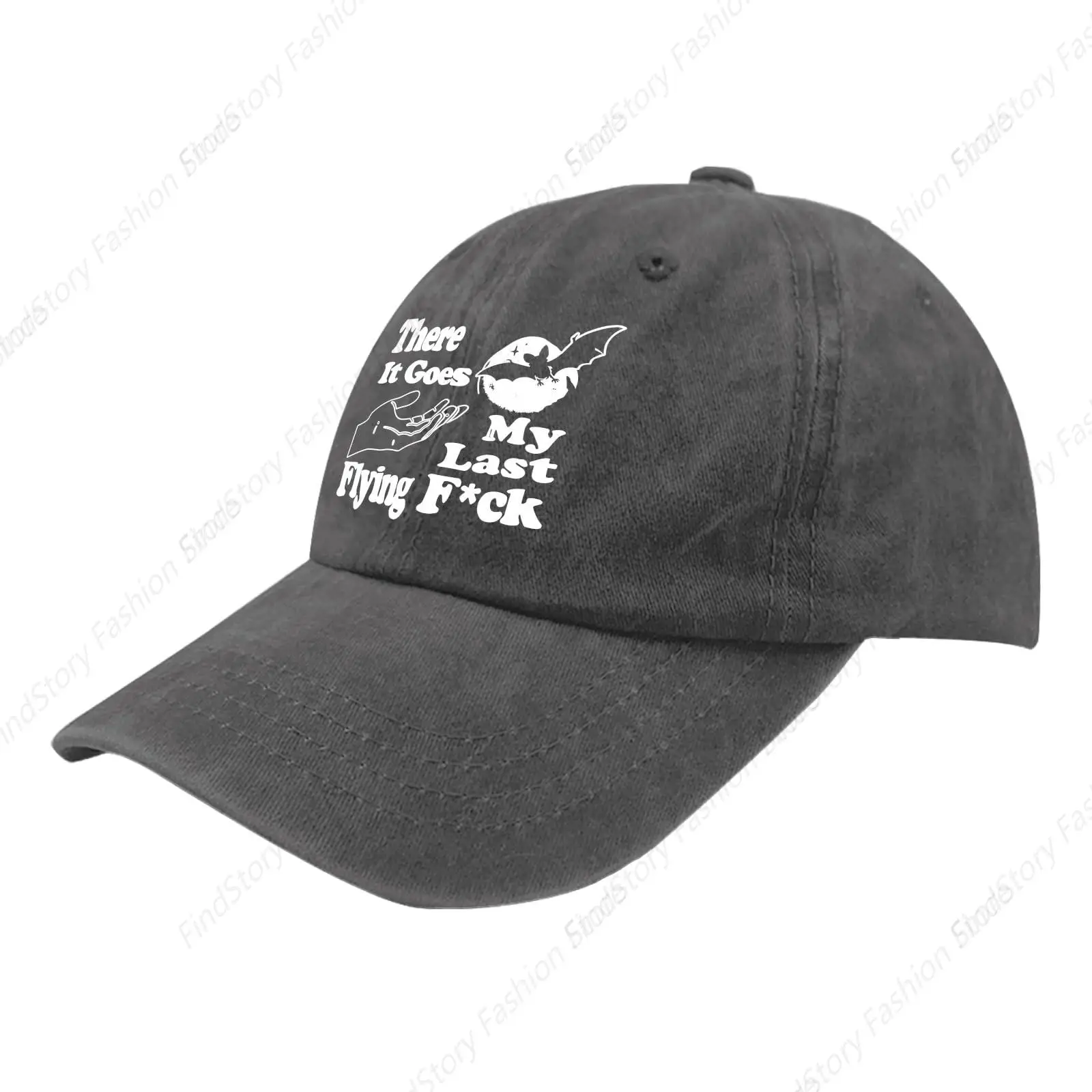 There It Goes My Last Flying F Word Humor Baseball Cap Trucker Denim Golf Dad Hat Cotton Adjustable Fishing Daily Outdoor Sports