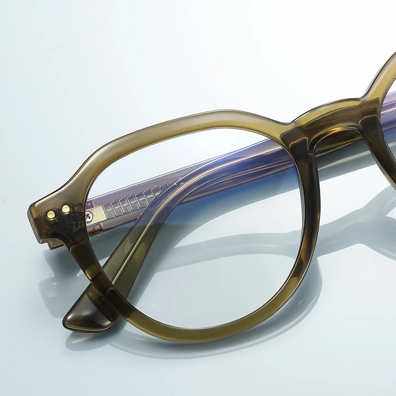 أزياء الرجال قصر النظر نظارات الإطار الفني styley TR90 الكمبيوتر مكافحة الضوء الأزرق مخصص وصفة طبية نظارات 0 -0.5 إلى -6.0