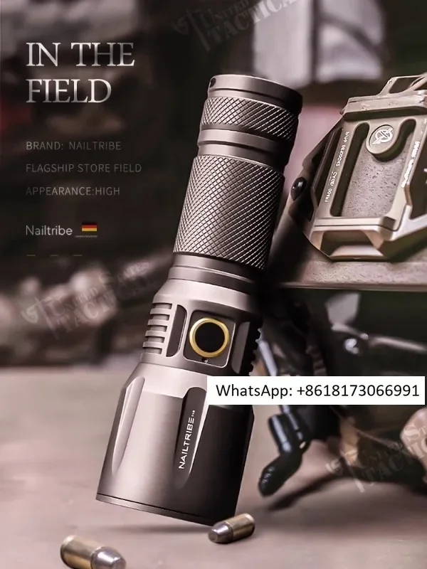 

Flashlight Super Bright Xenon Lamp Rechargeable High brightness Lithium Battery Outdoor Remote Detection Hand Light