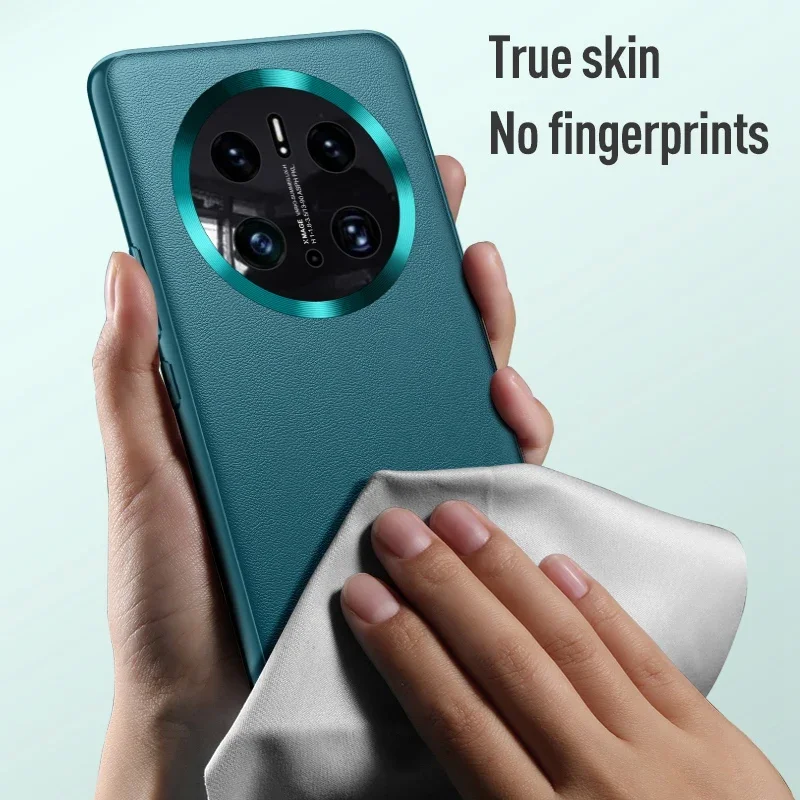 Luxury PU Leather Case For Huawei Mate 50 Back Cover Matte Silicone Shockproof Protection Phone Case For Huawei Mate 50 Mate50
