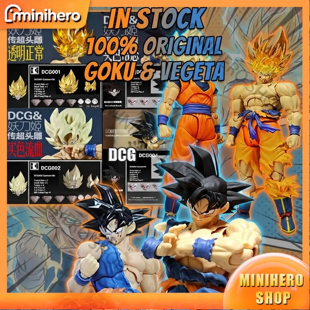 

In Stock 100% Original DCG Studio DGC001-004 Dragon Ball S.H.Figuarts Awakened Goku Action Figure Collectible Toy Gift