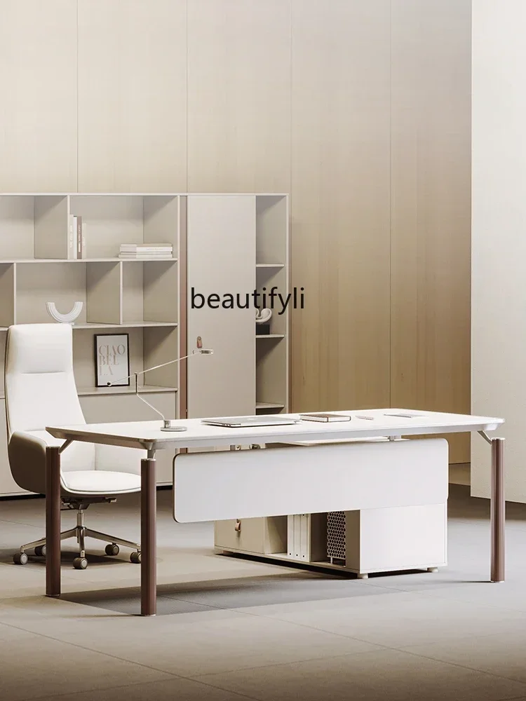 

1184Boss Office Desk and Chair Combination Supervisor Simple Modern Manager Office Table