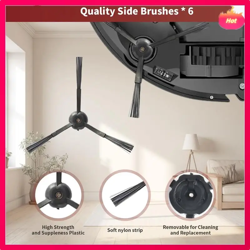 AD-для Roborock S8 Maxv Ultra Аксессуары для подметальных роботов Основная боковая щетка HEPA-фильтр Аксессуары для мешков для пыли