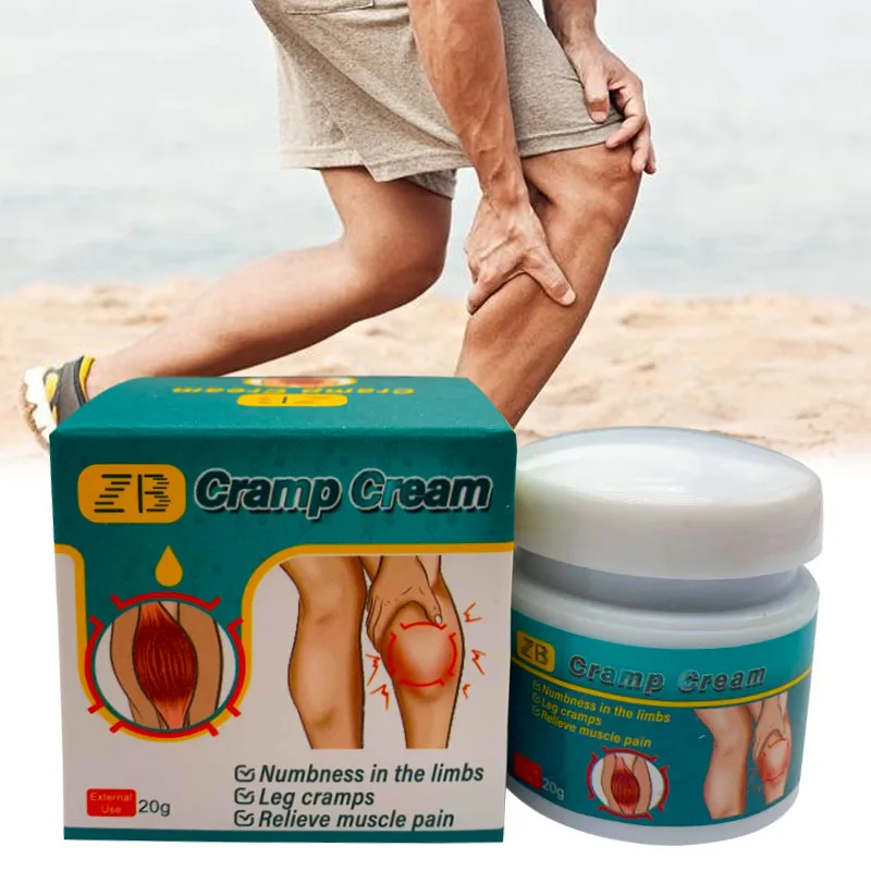 20g Hands Foot Numbness Care Cream Treat Arm Muscle Toe Cramps Ointment Thigh Soreness Pain Relief Herbal Repair Plaster