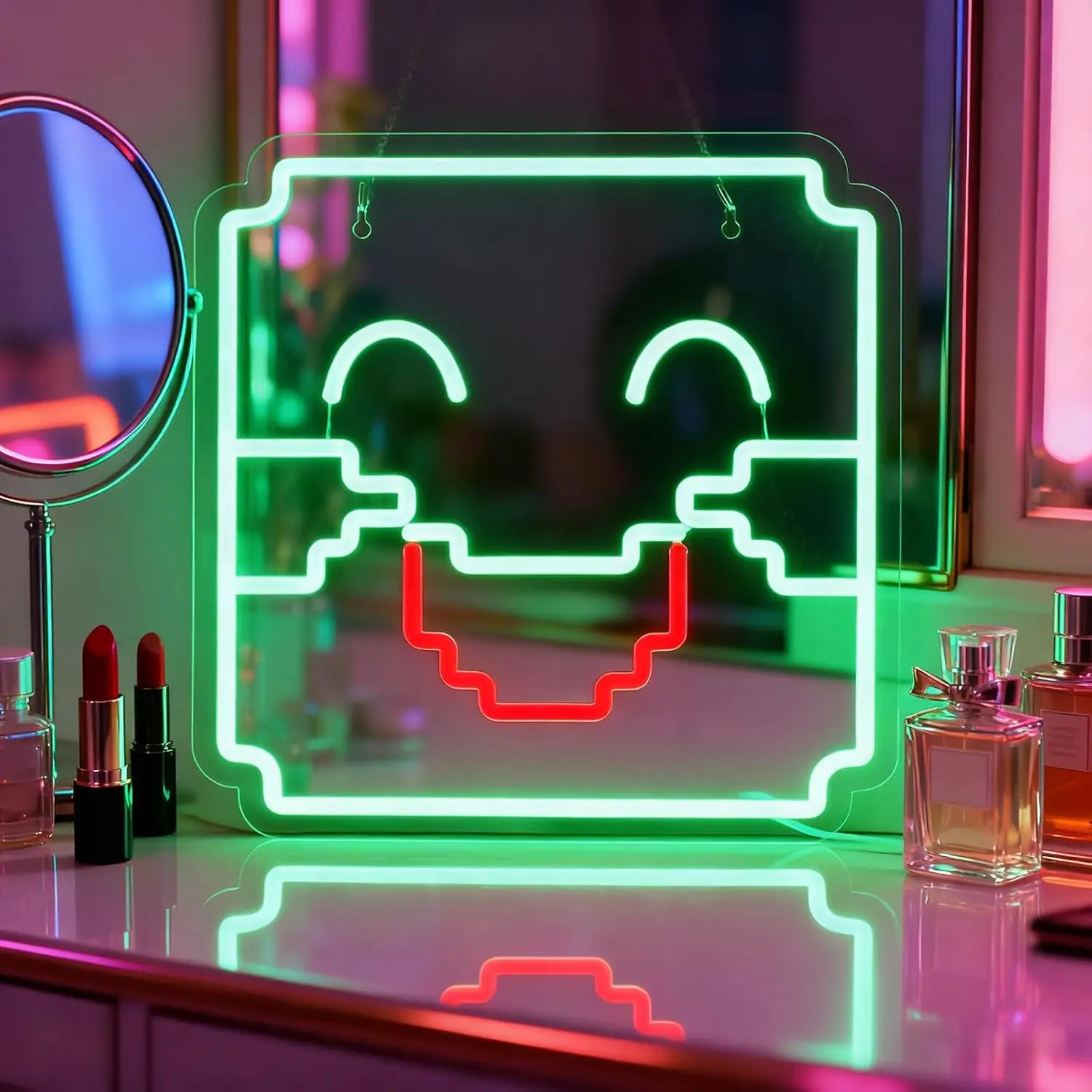 Smiley Face Neon Sign for Room Decor USB LED Lights Bar Party Gaming Room Garden Bedroom Decoration neon personnalisé Gift