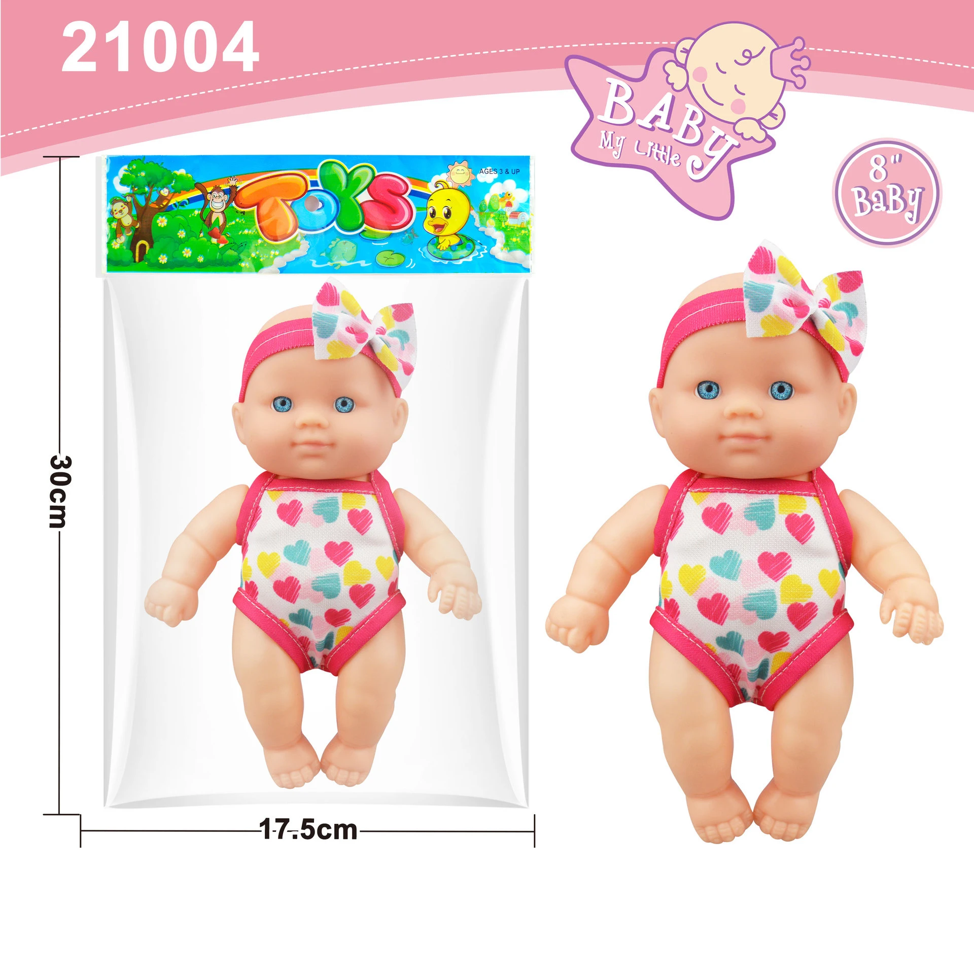 30cm New Simulation Infants Soothing Doll Toy Model Joints Movable Vinyl Reborn Doll Baby Interactive Puzzle Toys Birthday Gifts