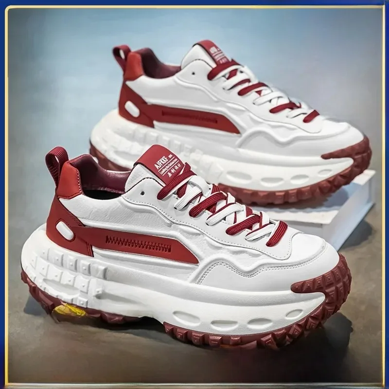 أحذية رياضية عصرية للرجال من oes Dad أحذية Thi Sole Tire Bot Faionable متعددة الاستخدامات رياضية صيفية جديدة Sle زيادة الارتفاع