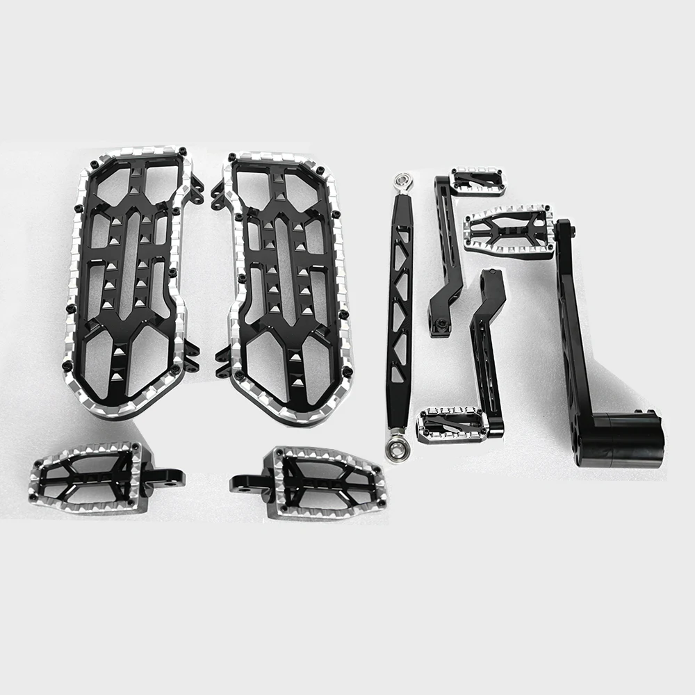 

Performance Bagger CNC Alloy Colored Footpeg Pedals Brake Shift For Harley 86-later Touring And 2008 Up Trike Models