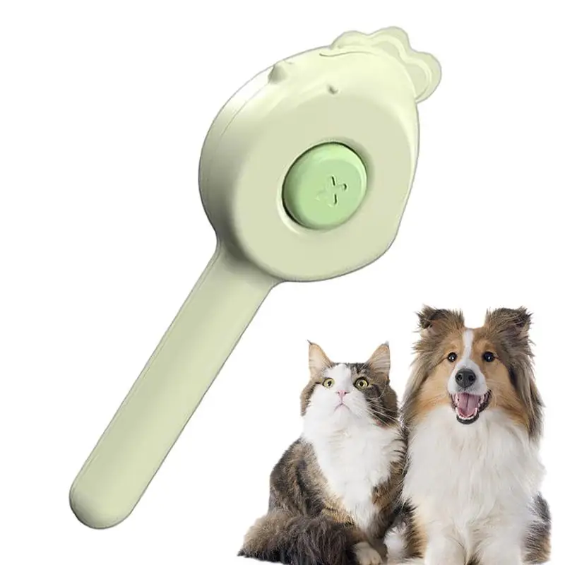 Cat Hair Cleaner Brush With Release Button Self Cleaning Slicker Brush Removes Tangled Hair For Indoor Pet Shedding