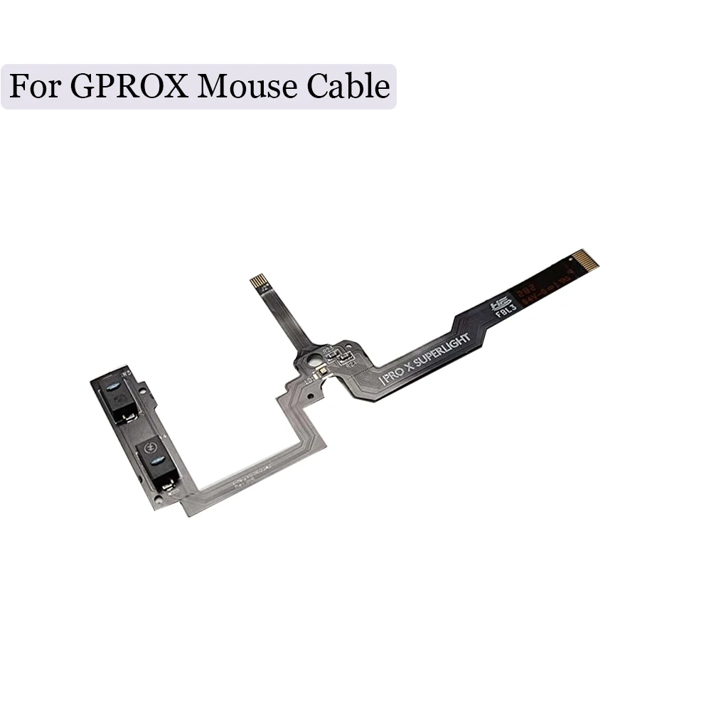 

For Logitech GPROX Mouse Cable with Side Buttons Brand New Line Adapter With Side Button Mice Spart Parts Gaming Accessory Black