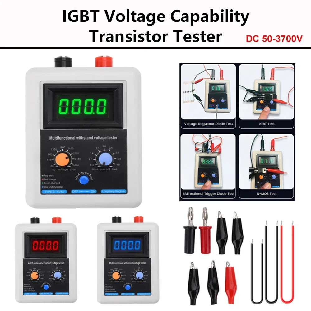 0V-3500V Tester IGBT Tester napięcia tranzystorowego Dioda MOS Trioda MOV LED Tester napięcia wytrzymania tranzystora